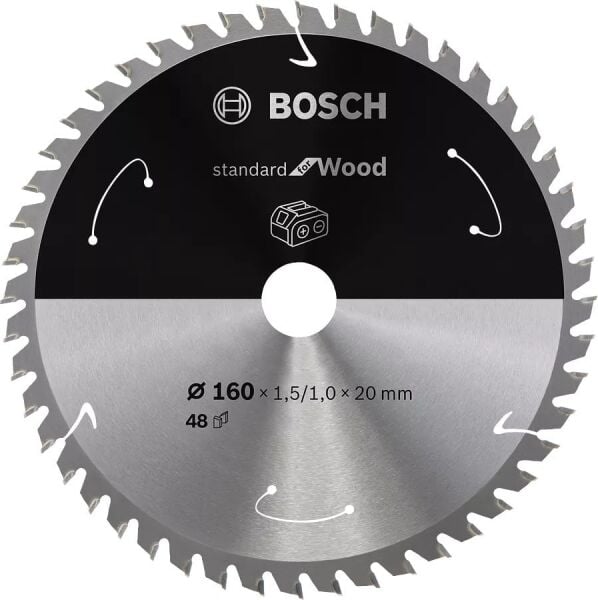 BOSCH 160x20x1,5 mm 48 Diş PRO Wood Ahşap Elmas Daire Testere Bıçağı