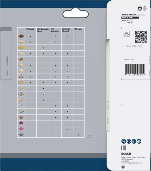 BOSCH PRO Wood  160x20x1,5 mm 48 Diş Ahşap Elmas Daire Testere Bıçağı