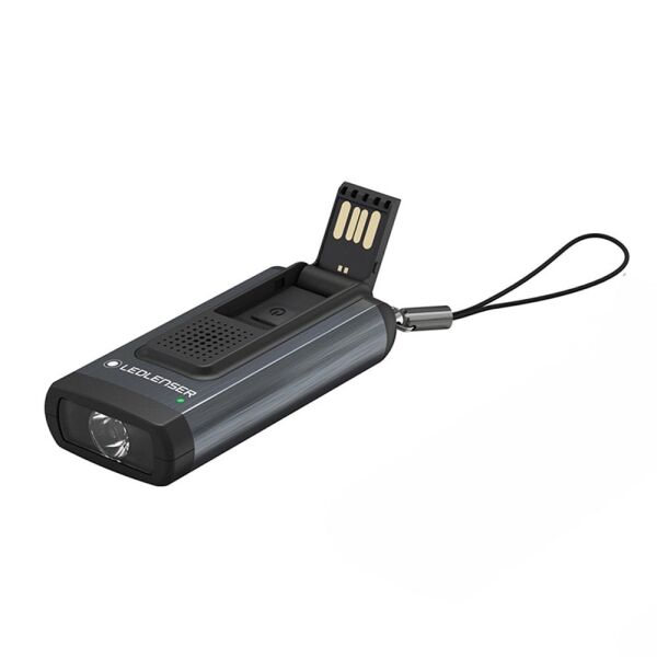 LEDLENSER K6R Safety Alarmlı Gri Şarjlı Cep Feneri (502580)