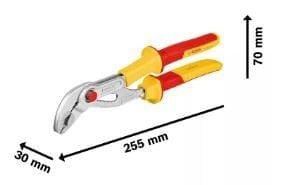 BOSCH Profesyonel İzoleli VDE 1000 Volt Fort Pense 250 mm(1600A02NE5)