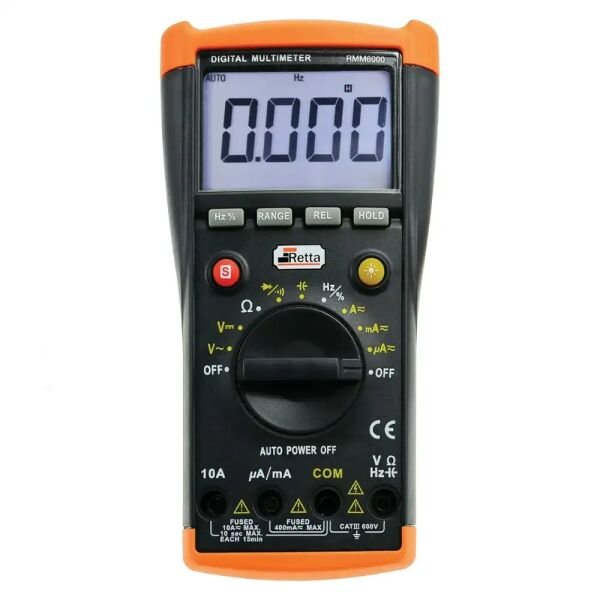 Retta Ac/DC Dijital Multimetre Aydınlatmalı - RMM6000