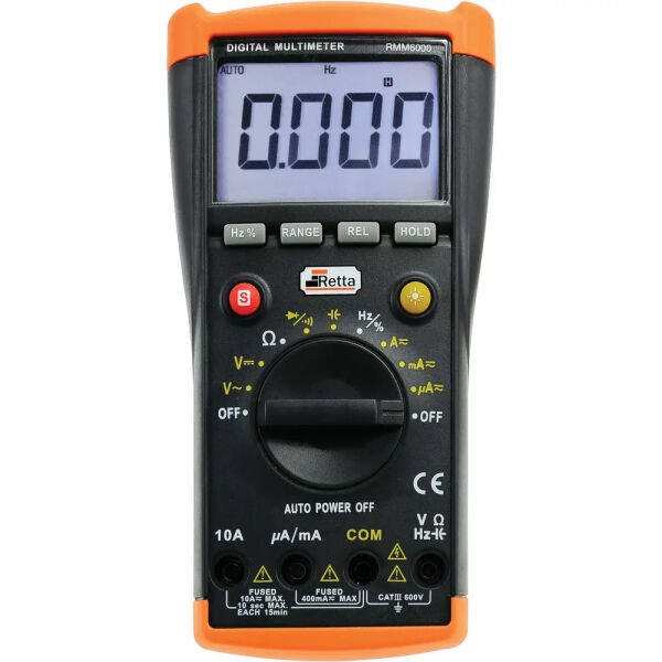 Retta Ac/DC Dijital Multimetre Aydınlatmalı - RMM6000