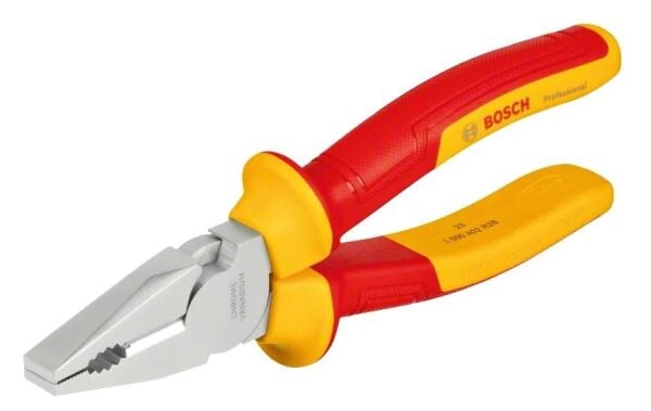BOSCH Profesyonel VDE 1000 Volt Kombine Pense 180 mm (1600A02NE1)