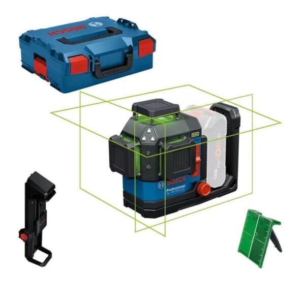 BOSCH GLL 18V-120-33 CG Akülü Yeşil Lazer Terazi 3x360 Derece (Akü ve Şarj Aleti Hariç)