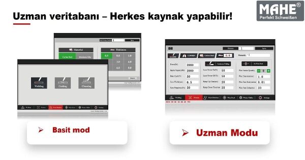 MAHE MLST 2000W 2 kW Yeni Nesil Lazer Kaynak Makinası (Almanya Üretimi)