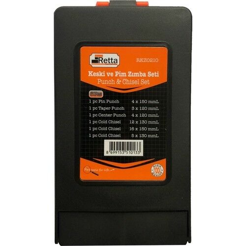 Retta Pim Zımba Keski Seti 6 Parçalı Kutulu RKZ0210