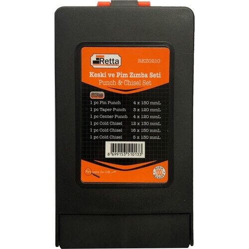 Retta Pim Zımba Keski Seti 6 Parçalı Kutulu RKZ0210