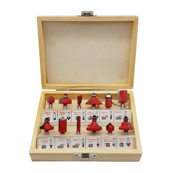 NEXON 5011 Ahşap Freze Uç Seti 12 mm (12 Parça)