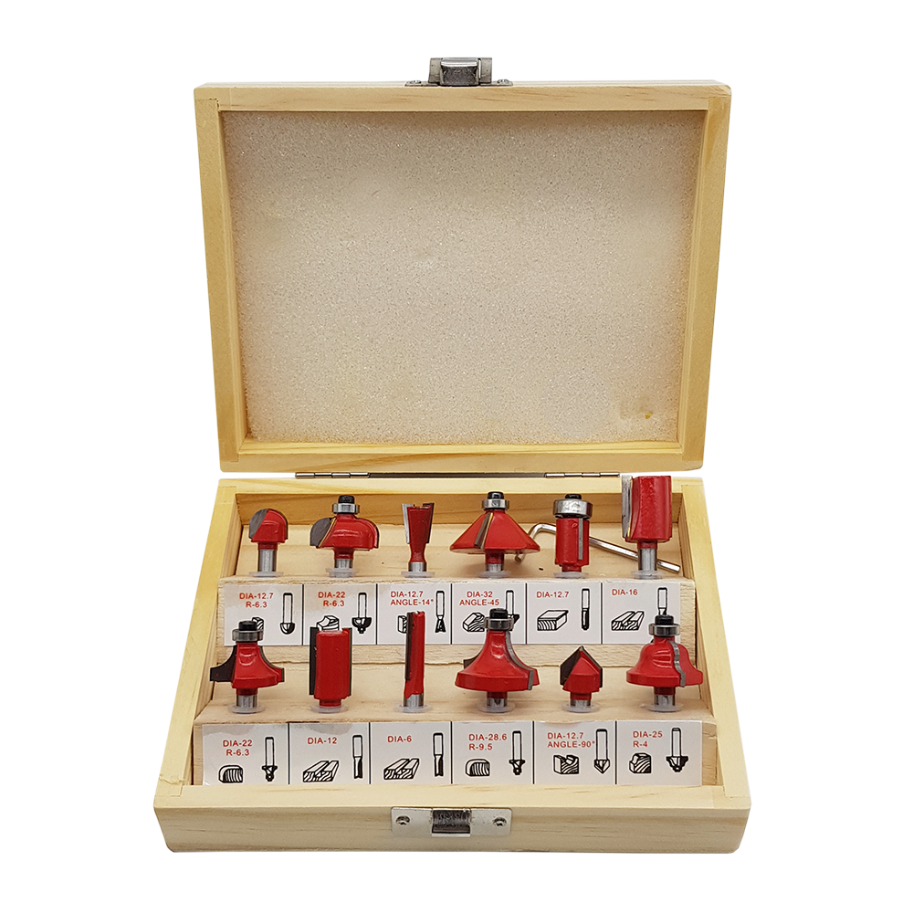 NEXON 5011 Ahşap Freze Uç Seti 12 mm (12 Parça)