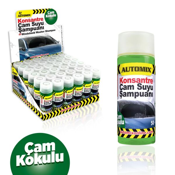 AUTOMIX Çam Kokulu Cam Suyu Şampuanı 50 ML (020.09.036822)
