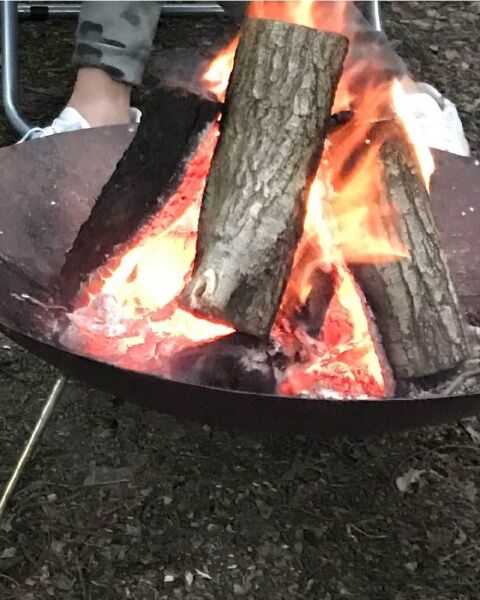 NURGAZ NG AC Ayaklı Ateş Çanağı - Kavurma Sacı