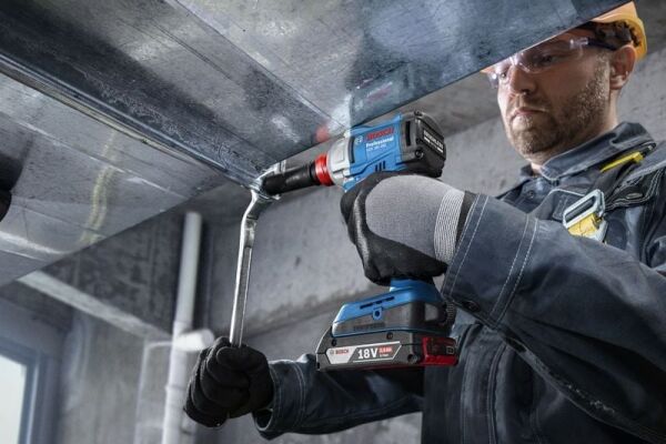 BOSCH GBH 185+GWS 18V-8+GDX 18V-285 3'lü Şarjlı Kırıcı-Delici-Taşlama-Torklu Seti 3 Akülü (2x5Ah+1x4Ah)