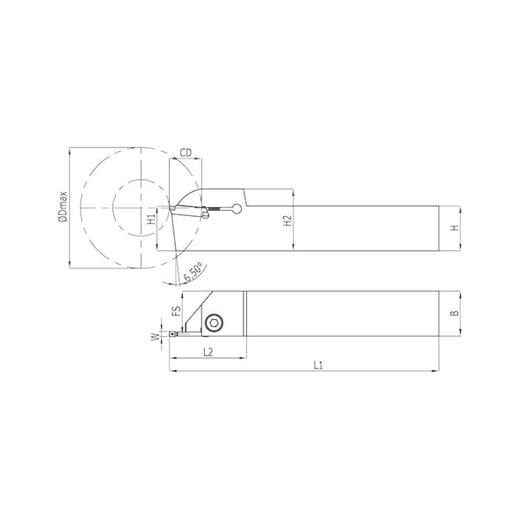 Heikenei Egt Hk Sol Dış Çap Kanal ve Kesme Kateri Hrn S224