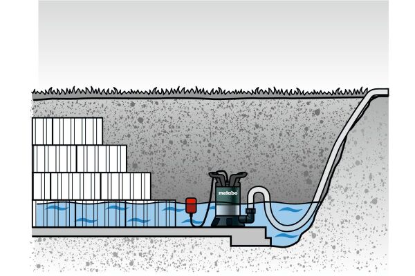 METABO TP 6600 Dalgıç Pompa 250 Watt (Temiz Su İçin)