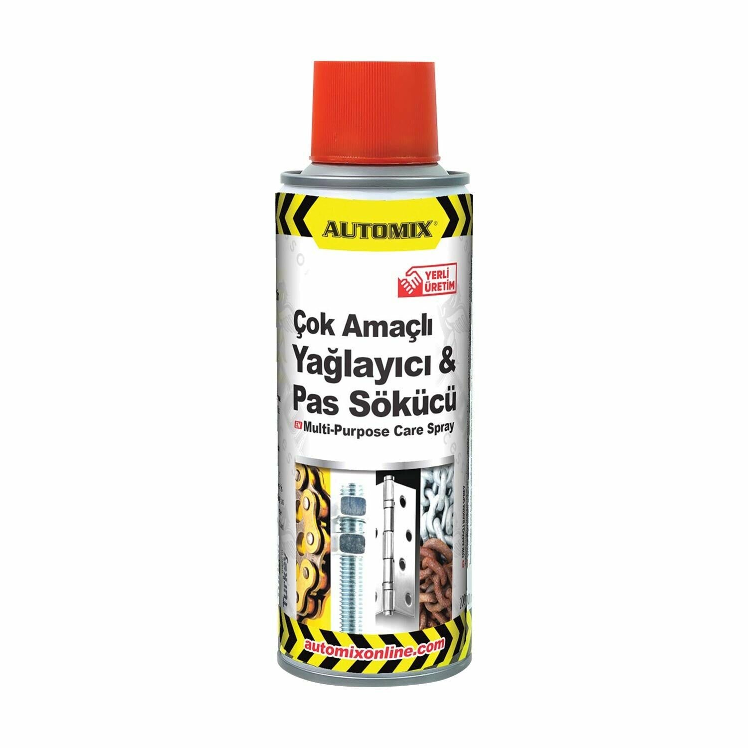 AUTOMIX Çok Amaçlı Yağlayıcı Ve Pas Sökücü Sprey 200 ML (020.19.044114)