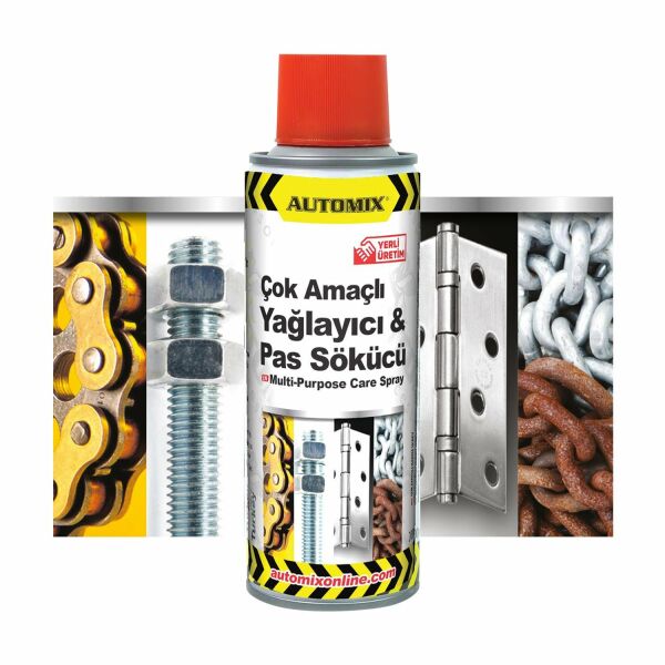 AUTOMIX Çok Amaçlı Yağlayıcı Ve Pas Sökücü Sprey 200 ML (020.19.044114)