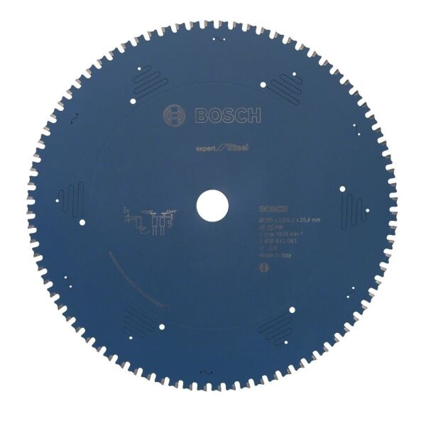 BOSCH Expert Metal 305x2.6x25.4 mm 80 Diş Elmas Uçlu Metal Kesme Daire Testeresi (2608643061)