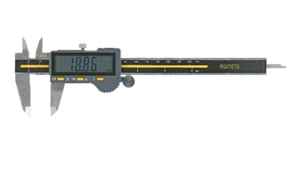 ASİMETO Büyük Ekranlı Dijital Kumpas 200 mm (306087)