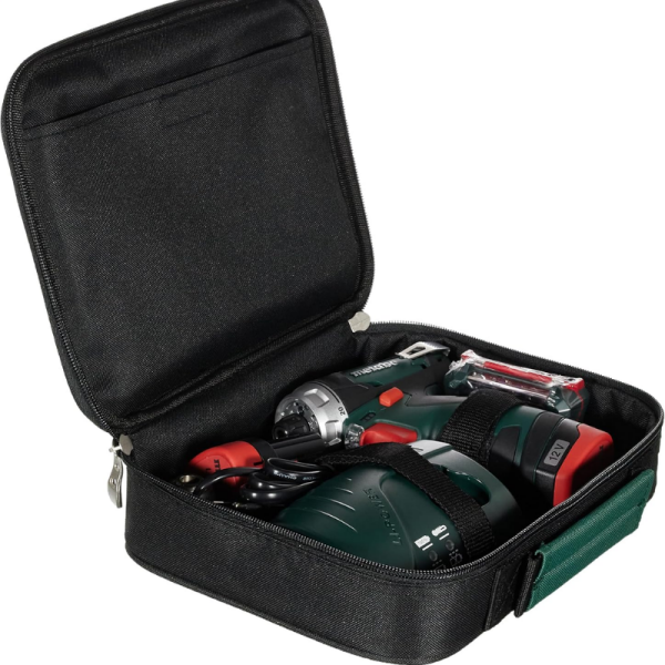 METABO POWERMAXX BS Şarjlı Matkap 12 Volt + Bez Çantalı Çift Akülü (600079510)