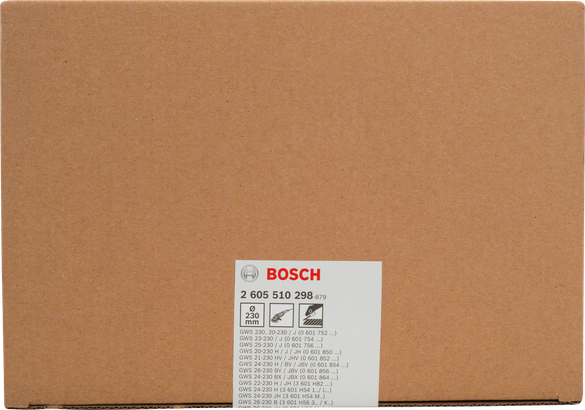Bosch Taşlama Siperi Kapaksız Kasnaklı 230 mm - 2605510298