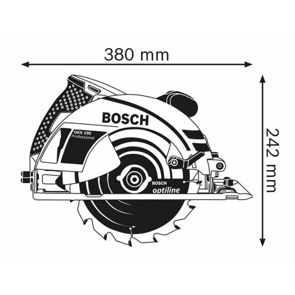 Bosch GKS 190 Daire Testere 1400W - 0601623000H
